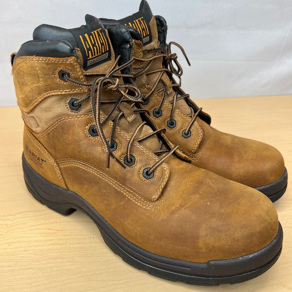 Ariat FlexPro 6" H2O Comp Toe Leather Waterproof Work Boots Size: 12 D - Picture 1 of 15